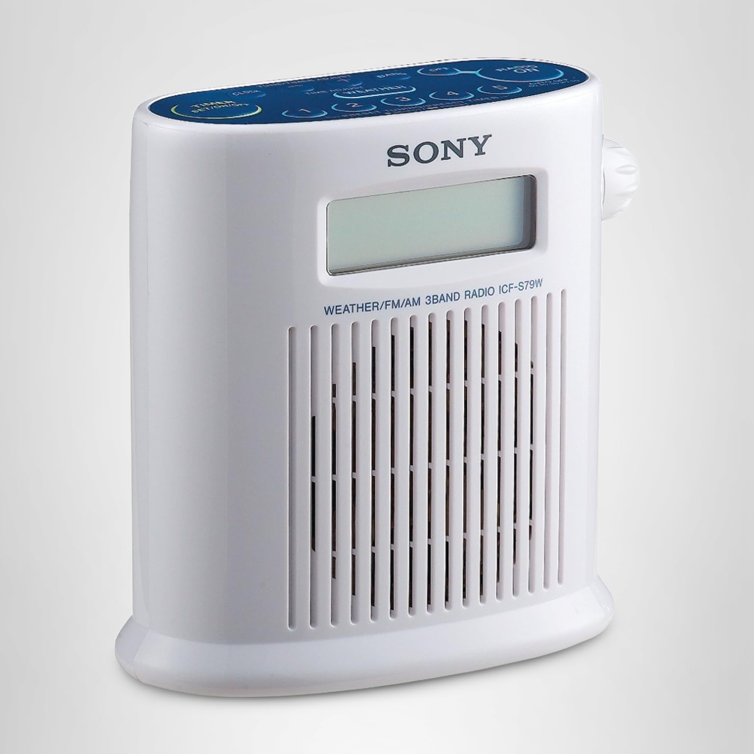 Amazon.com: Sony ICFS79W AM/FM/Weather Band Digital Tuner Shower