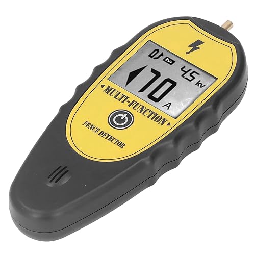 Miniatura 5 de CHICIRIS Probador eléctrico de voltaje de valla, buscador de fallas de medidor de voltaje eléctrico digital de 15KV, 200V-15000V