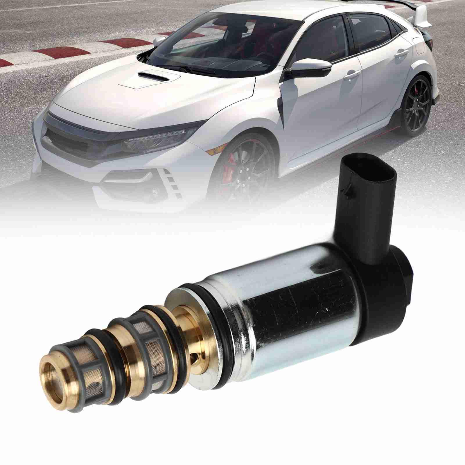 Válvula de Control del Compresor de CA, Válvula de Control Electrónico del Compresor de CA 7295124 Control de Precisión Reemplazo de Ahorro de Energía para Motor de 1,5 Litros y