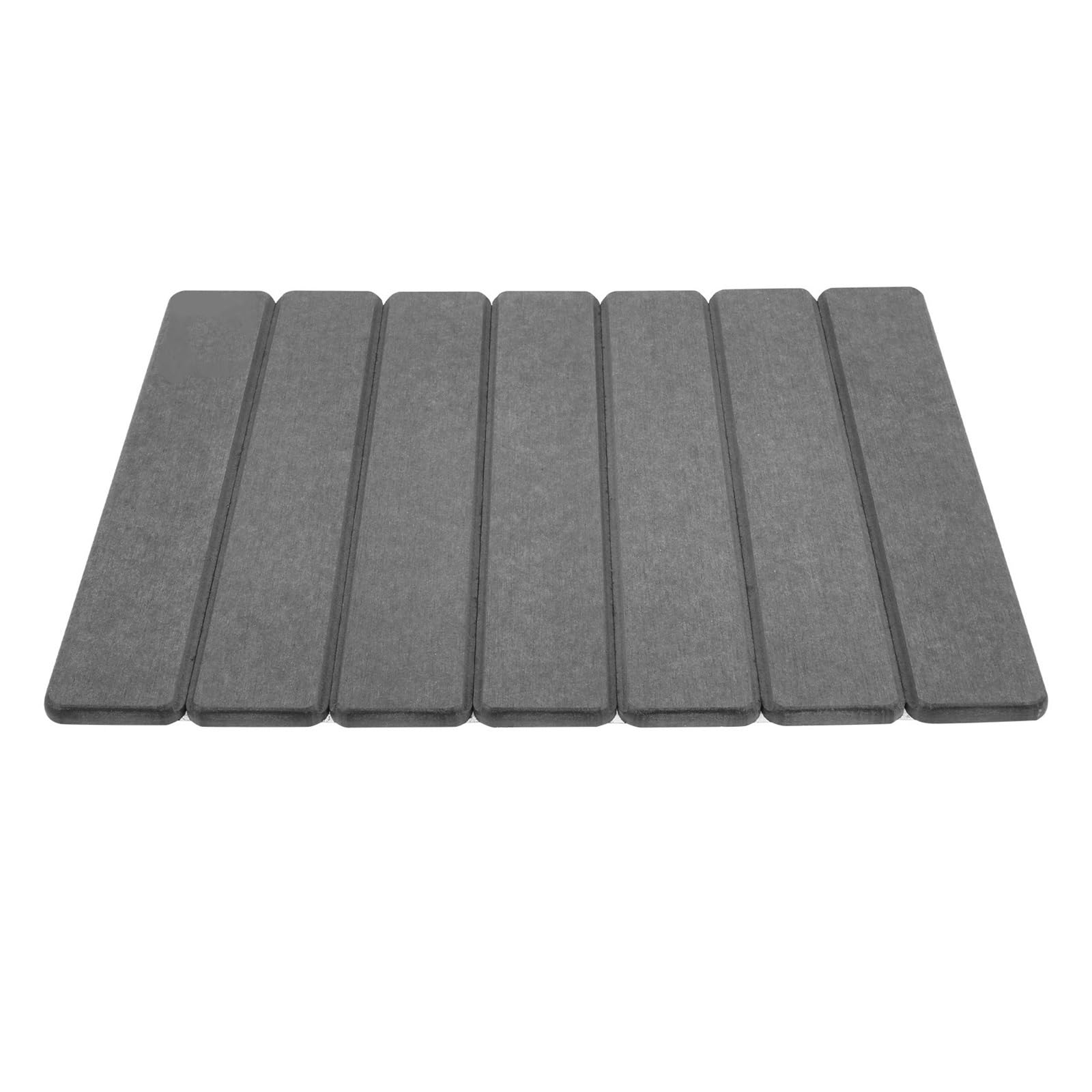 Tapete for secar Platos Plegable de 16 Pulgadas for mostrador(Dark Gray)