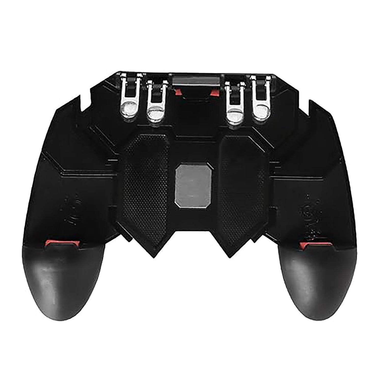 jussming PUBG Controller 6 Triggers Mobile Game Controller Universal Mobile Phone Gaming Grip One Piece Gamepad for PUBG Android IOS