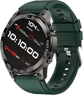 Smartwatches Smartwatch Men's Screen Bluetooth Calling Sport Mode 400mAh 1.43quot; 466 * 466 Pixels Electronics (Color : Green1, Size : 1)