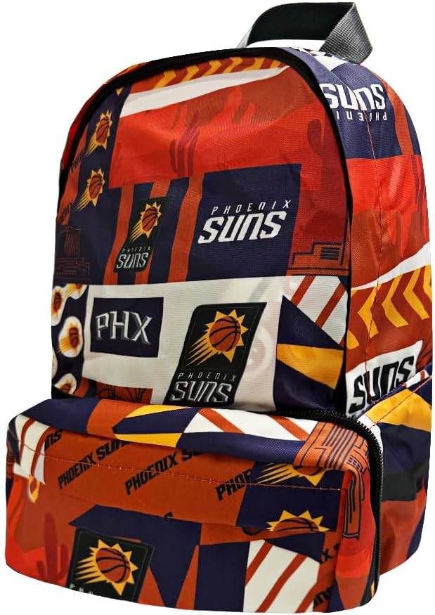 Pro Specialties Group Phoenix Suns Transformable 2-in-1 Mini Backpack: Convertible, Stylish, water-resistant travel belt bag.