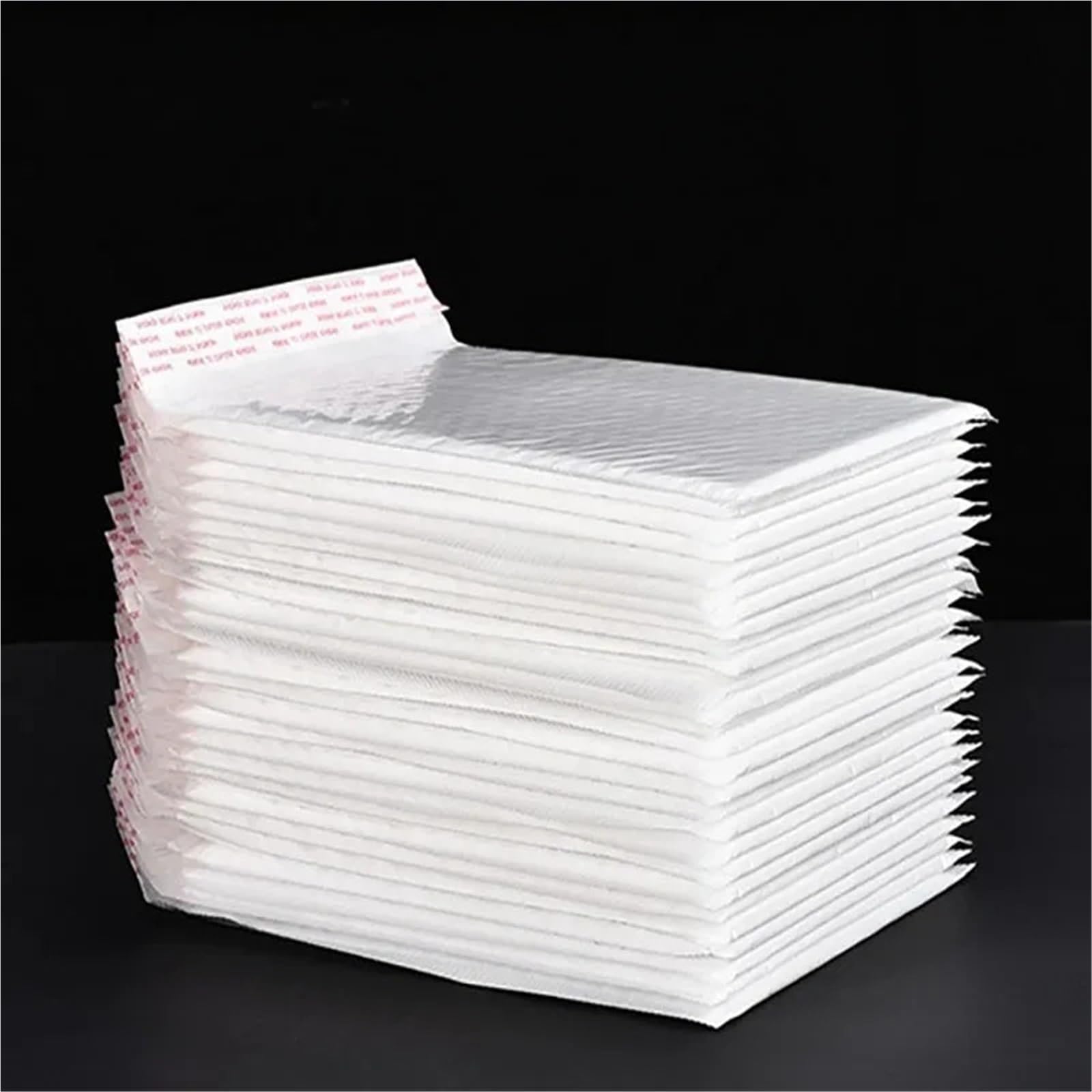 piccola borsa per la spedizione Buste imbottite bianche con bolle d'aria for imballaggio autosigillanti(C-100PCS)