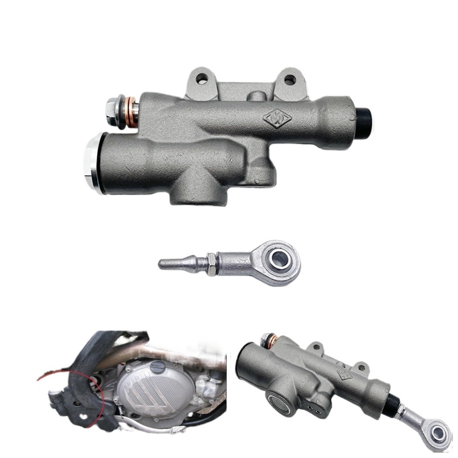lewa pompa hamulcowa Pompa hamulcowa Gorący tylny hamulec motocykla pompa przednia hydrauliczny cylinder główny pasuje do K&TM 125-450cc z hamowaniem