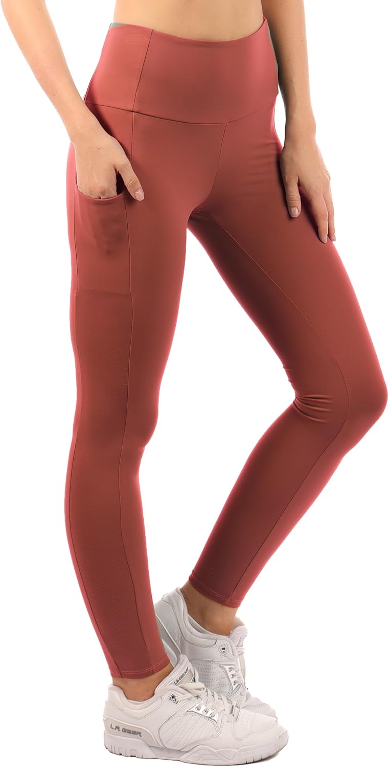 Yoga Leggings with Pockets High Waist Tummy Control Super Soft Stretchy Skinny Workout Yoga Pants