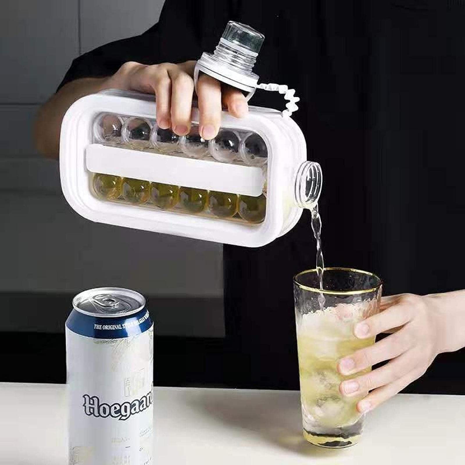 Amazon | 2in1 製氷ボトル 丸氷 製氷皿 アイスボール 製氷機
