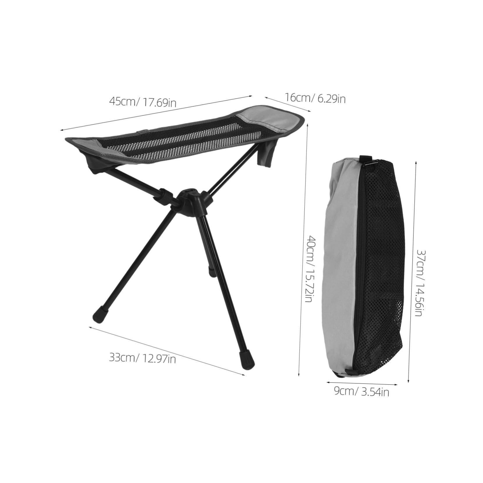 ARTSEWPLY Portable Picnic Stool with Ergonomic Support Foldable Camping Chair Foot Rest for Outdoor Activities Lightweight and Durable Design for Fishing Hiking and Picnics