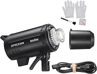 Godox DP600III-V Studio Flash Light 600Ws Power GN106 5600±200K Strobe Lighting Built-in 2.4G Wireless X System Bowens Mount for Wedding Portrait Fashion Advertising