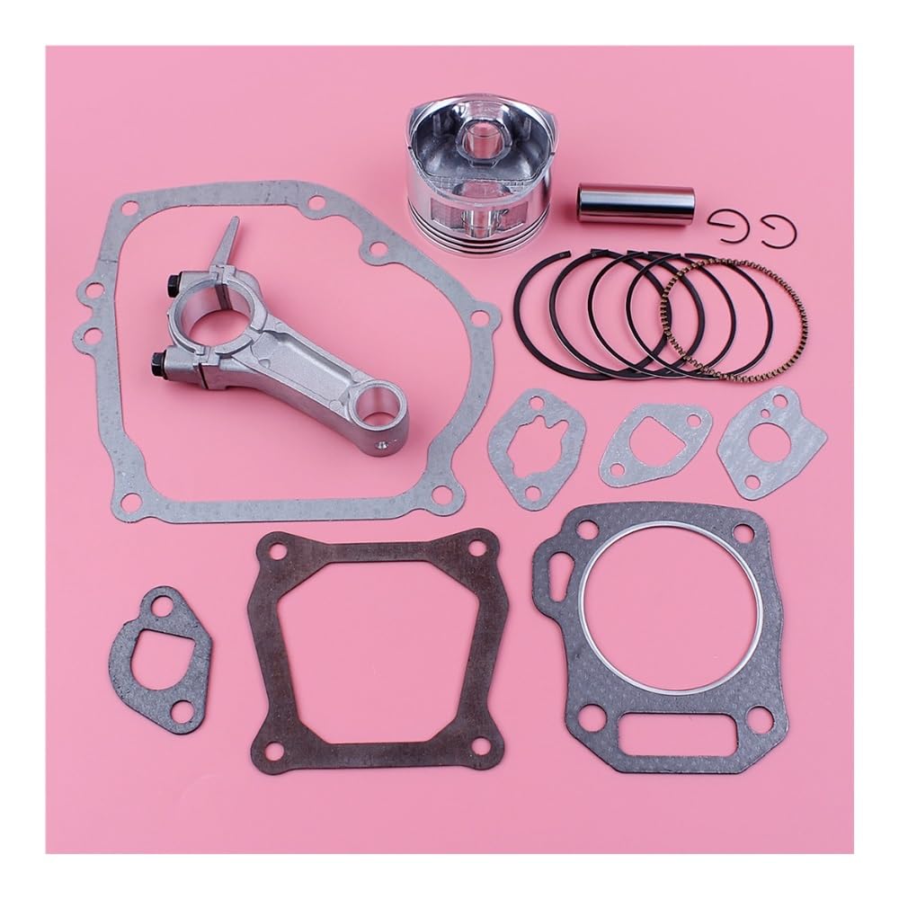 Kit Completo de Juntas de pistón y biela de 68 mm for Motor GX160 de 6,5 HP, Repuesto for cortacésped.