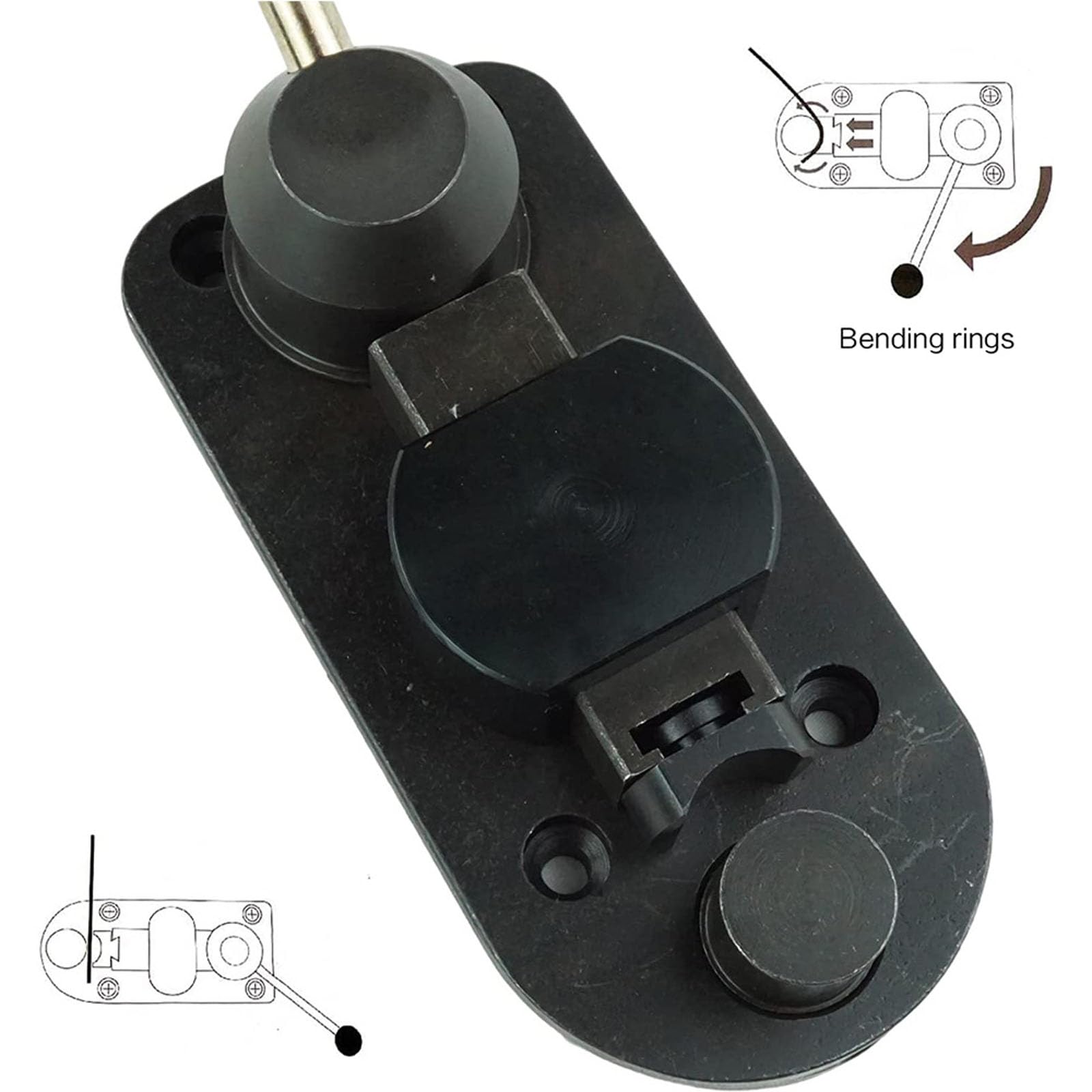 Benutzerfreundliche Schmuck-Ringe, Biegeringe, die Maschine für Anfänger und Experten, kompaktes Design mit sicherem Griff, tragbares Schmuck-Bastelwerkzeug