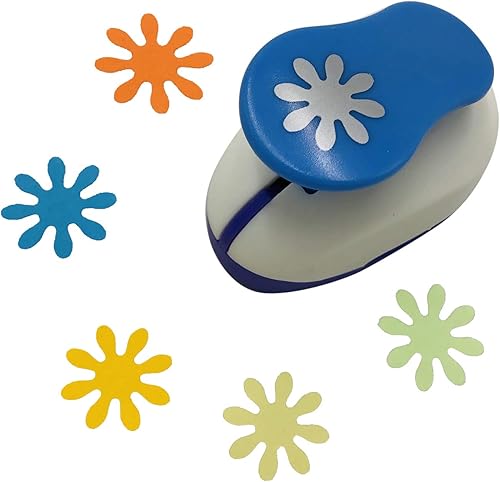 Miniatura 2 de Crafts - Juego de punzones de papel de 0.315 in, 0.591 in, 0.984 in, 3 unidades (crisantemo)