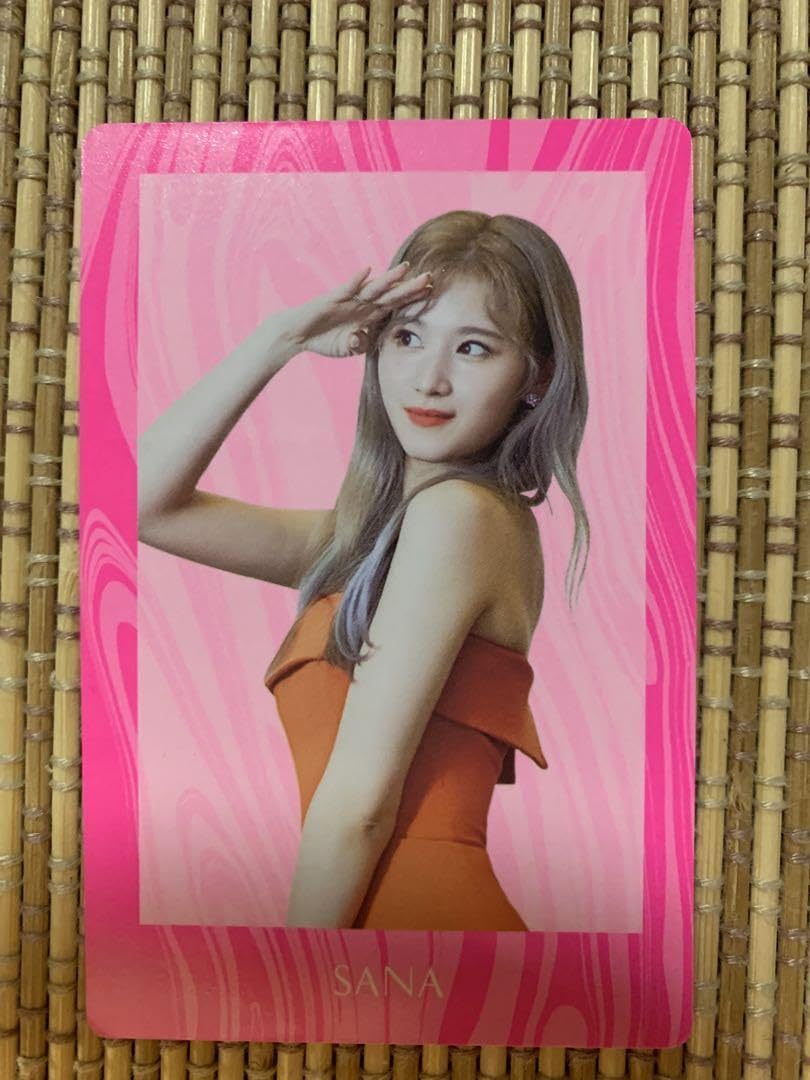 Amazon.co.jp: TWICE サナ Fancy トレカ ピンク ふぁんしー : おもちゃ