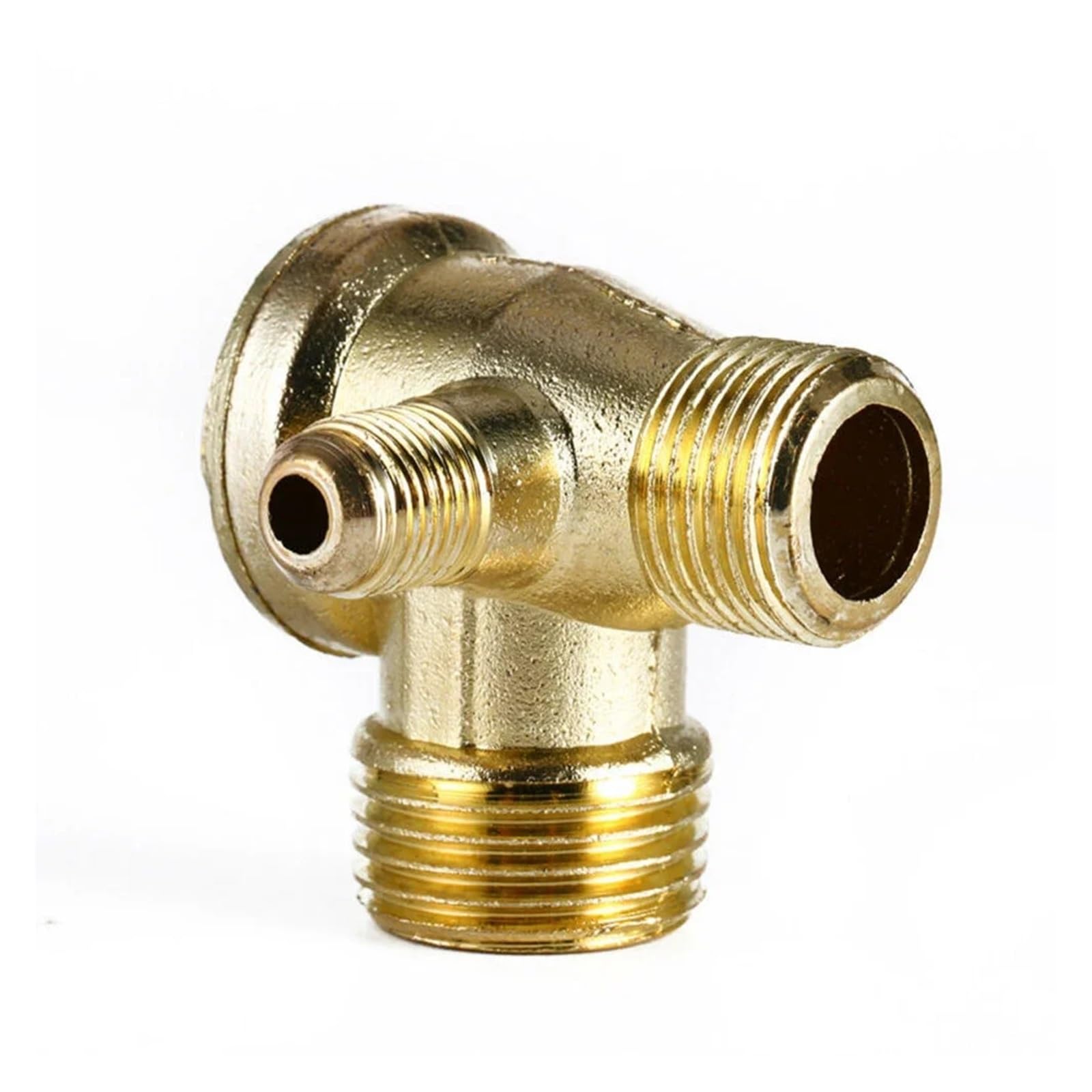 VXAXPOHZA 3-Way Check Valve Pipe Fittings G1/8 9mm Air Compressor Exhaust Tube Replacement 200mm Air Compressor Accessories