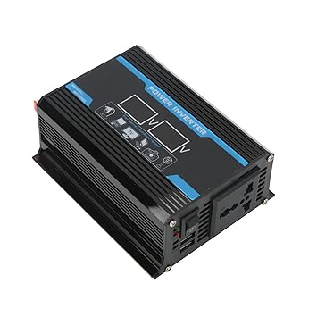 KTM Healthcare Solar Inverter System, Safety Protection Anti Corrosion Energy Saving 300W Modified Wave Inverter Controller Kit for Camping (12V to 220V)