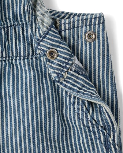 Image of The Children's Place Baby Boys' And Toddler Denim Short Overall