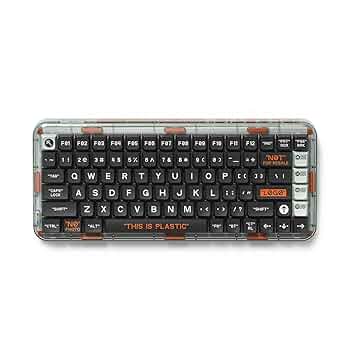 MelGeek mojo84 ホワイト【送料無料】 Amazon.com: MelGeek MOJO84 無線機械鍵盤,65% 小巧遊戲鍵盤,附