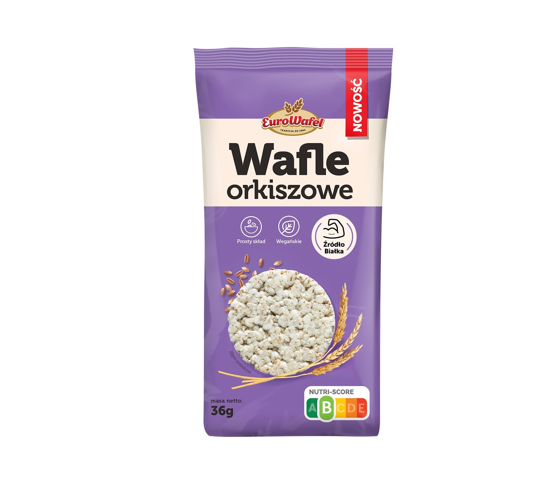 Eurowafel Dinkelwaffeln 36 g