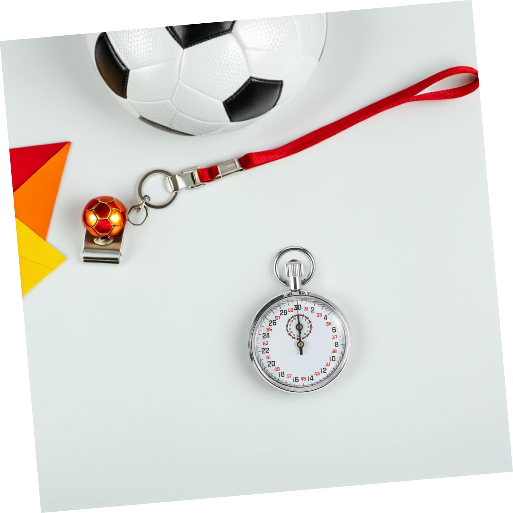 BESTonZON Cronometro Fisico in Metallo Cronometro Meccanico Da Secondi Per Esperimenti Fisici Timer Leggero Portatile Per Allenamento e Cronometraggio in Aula