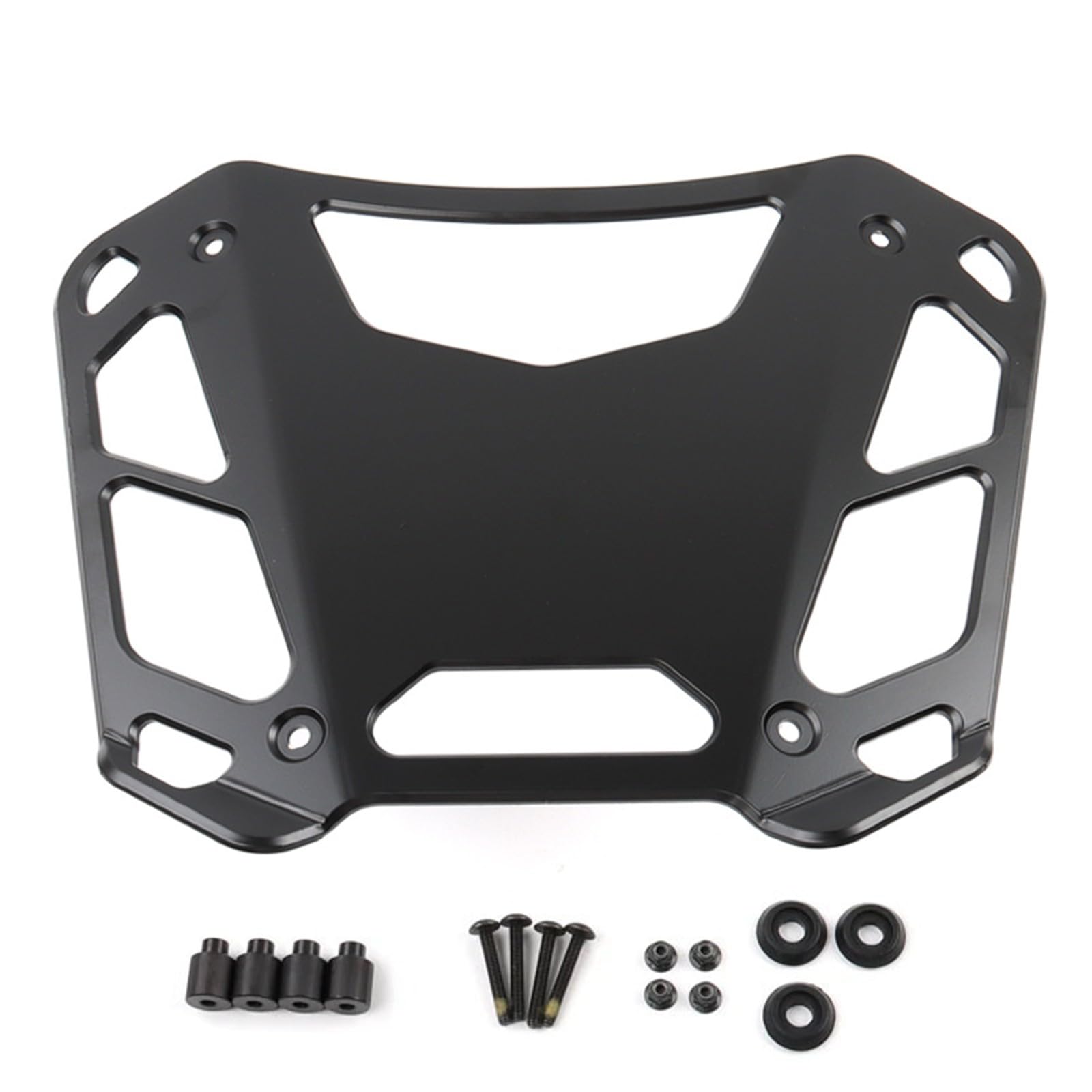 Tylny bagażnik motocyklowy, matowy, czarny, ze stopu aluminium, kompatybilny z Can Am Spyder F3-T F3 Limited 2017-2024 RT 2020-2024