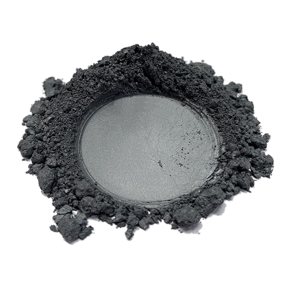 Polycraft Pearlescent Mica Pigment Powder - Silver Grey - 100g (Epoxy Polyester Polyurethane Silicone Compatible)