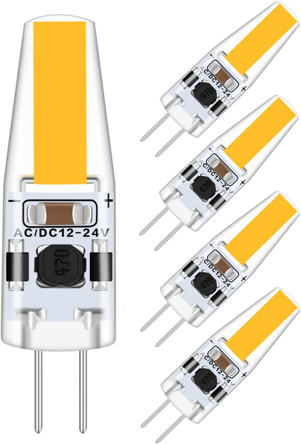 Kanta Universal Cooker Hood Halogen Light Bulb 20w, G4 2 Pin, Pack of