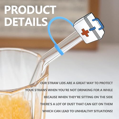 Miniatura 3 de 16 tapas de silicona reutilizables de grado alimenticio con temática médica, adecuadas para bolsas de recuerdo de fiesta, fiesta de cumpleaños,