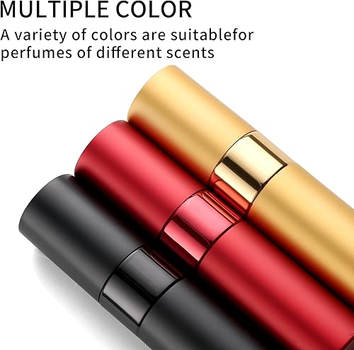 Miniatura 4 de Perfume Atomizador recargable de viaje 8ML (3 piezas) - Botella de spray de colonia vacía, pulverizador portátil y a prueba de fugas para viajes