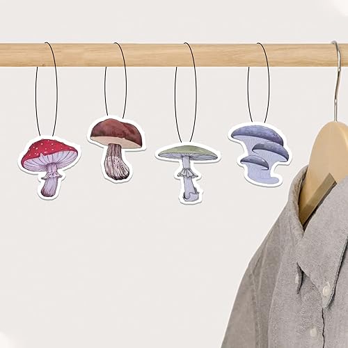 Miniatura 7 de 4 ambientadores de coche con forma de hongos, hongos, hongos, divertidos, para colgar en el auto, bonitos ambientadores de coche, perfumados,