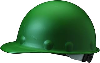 Fibre-Metal by Honeywell P2ASW74A000 Super Eight Swing -Strap Fiber Glass Cap Style Hard Hat, Green