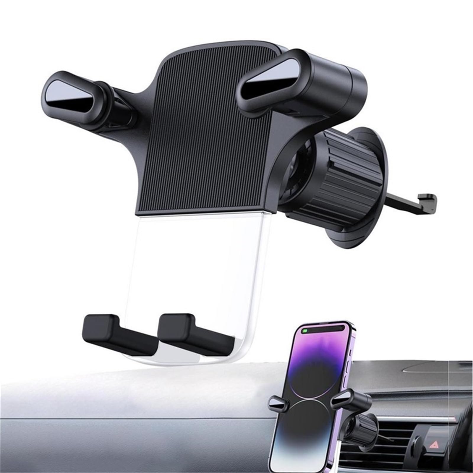 Soporte Universal Teléfono Sensor Gravedad Y Salida Aire Giratorio Y Estable para Smartphones 180 Cm Soporte Móvil Coche