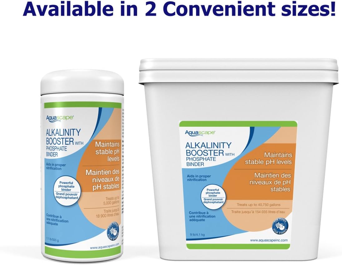 Aquascape Alkalinity Booster with Phosphate Binder for Pond Water, 9-Pound | 96028