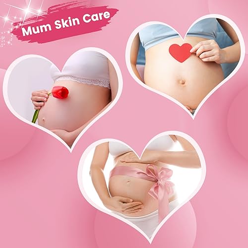 Miniatura 6 de Crema para estrías para el embarazo, iluminadora e hidratante con colágeno y extracto de aguacate, promueve la elasticidad de la piel y desvanece