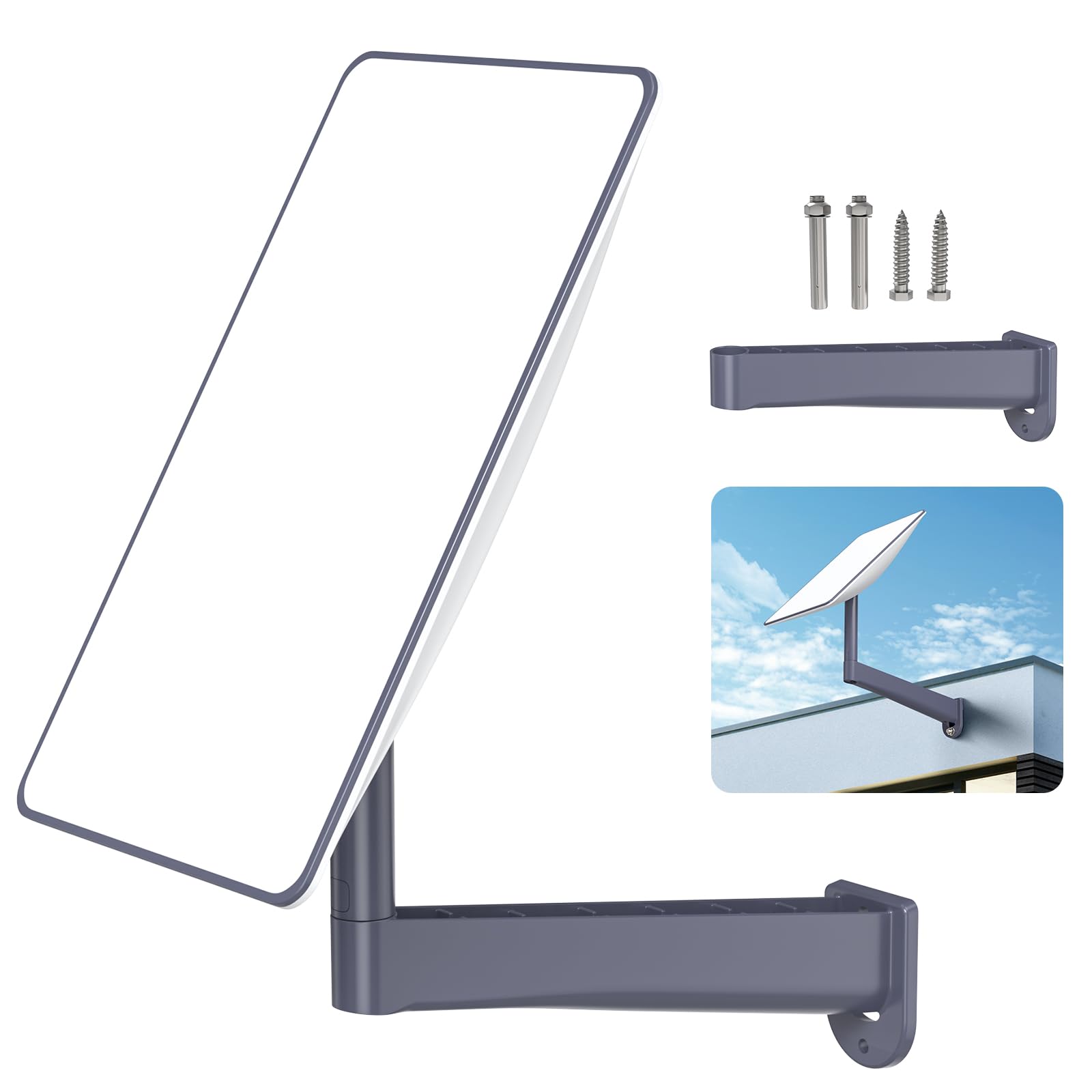 スターリンク / STARLINK　アンテナ ＋ ウォールマウントセット Amazon | XLTTYWL スターリンク ロングウォールマウント 延長長さ