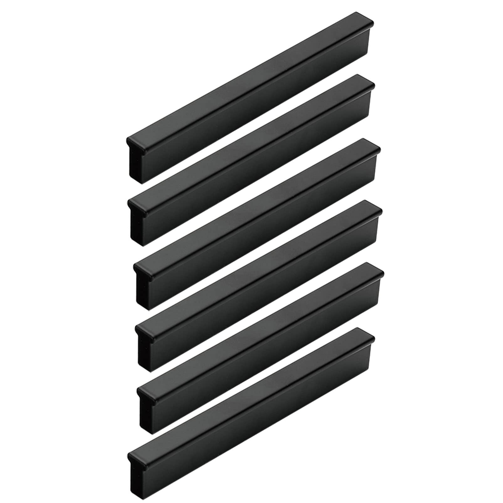 Manijas de gabinete negras de 192mm para transformar cocinas modernas y muebles de dormitorio