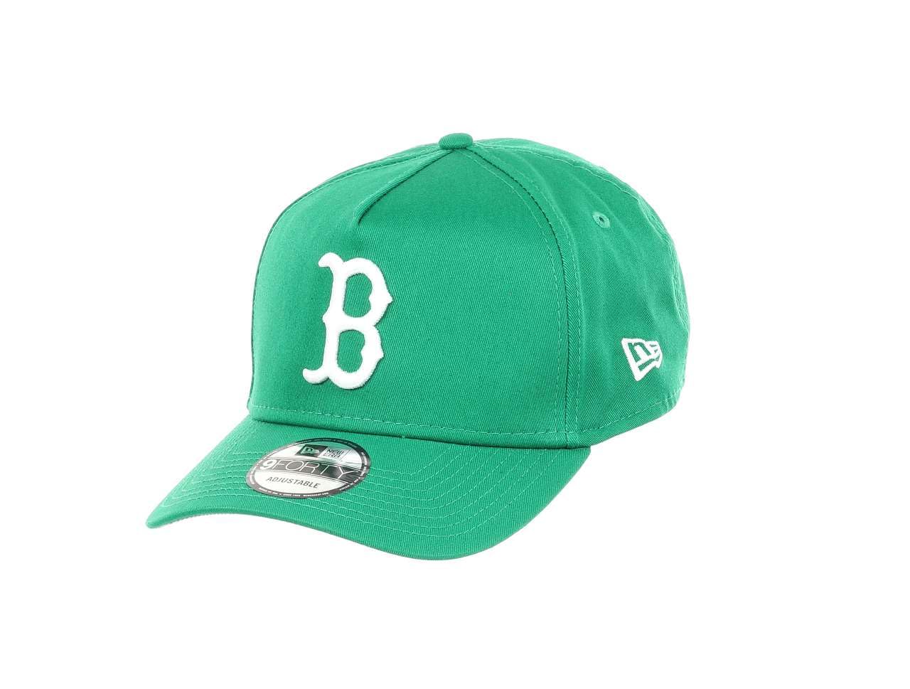 New Era Boston Red Sox MLB Essential Kelly Green 9Forty A-Frame Snapback Cap โ image 1