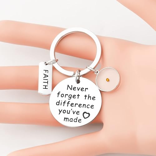 Miniatura 6 de Llavero con diseño de semillas de mostaza para regalo religioso cristiano, regalo nunca olvides la diferencia que has hecho llavero