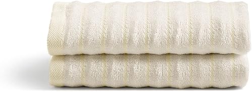 Cosy House Collection Juego de 2 toallas de rayón de lujo derivado de mezcla de bambú, ultra suave, absorbente y de secado rápido, calidad de hotel