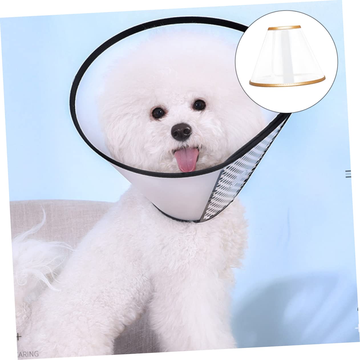 INOOMP 3stücke Verstellbarer Pet Halskragen Transparenter Tiefer Und Breiter Elizabethan Collar Für Katzen Und Hunde Tiefe Effektiver Schutz Vor Lecken Beißen Und Kratzen