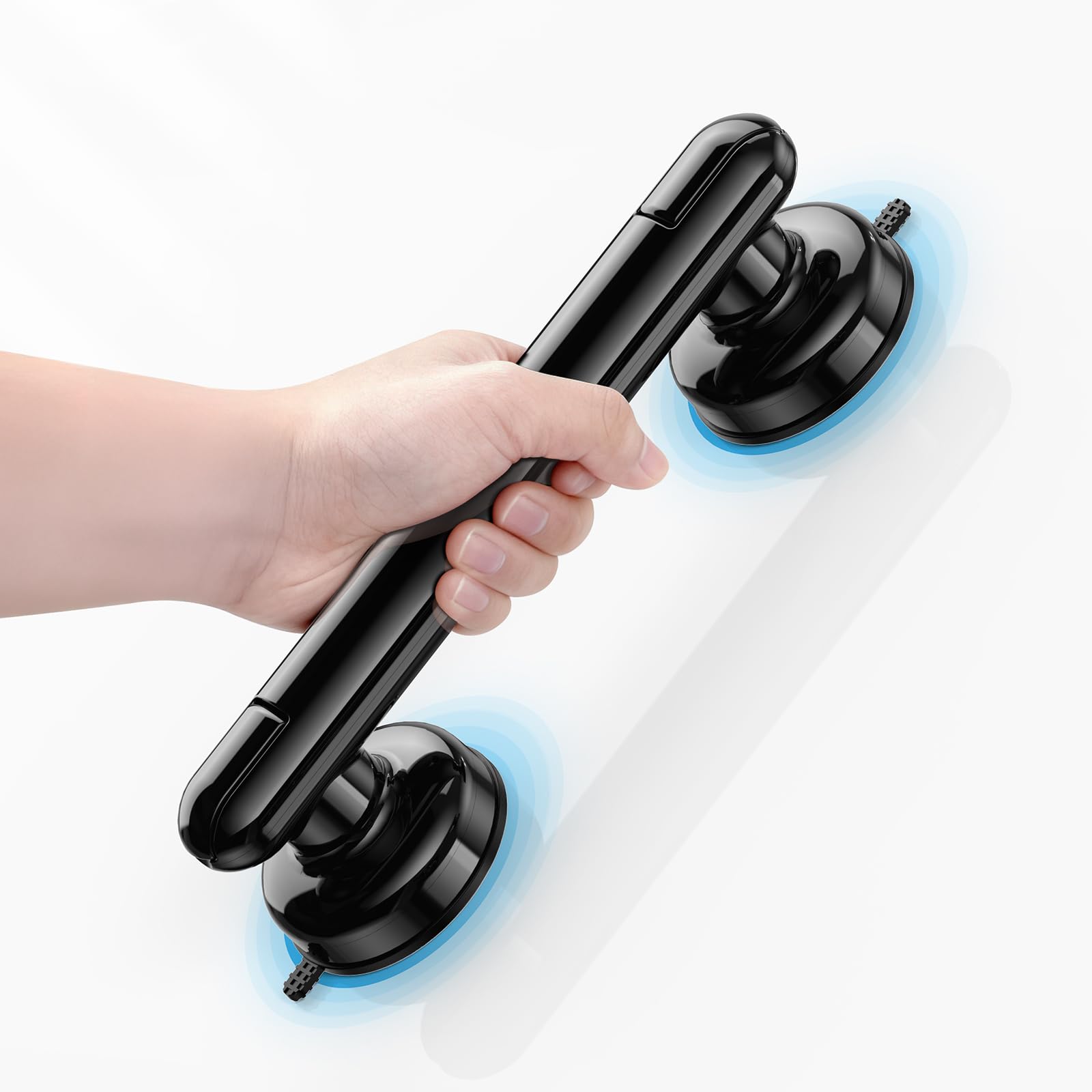 JOTPE Grab Bars for Shower, Bathroom &amp; Toilet Assist Handle, Black, 1 Pack