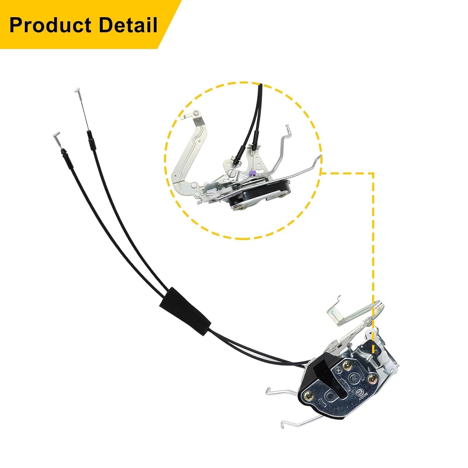 SecosAutoparts Front Left Door Lock Latch Actuator Motor Assembly Driver Side Compatible with Toyota Sequoia 2001-2007 Tundra 2005 2006 Double Cab Replace# 69304-0C010 693040C010