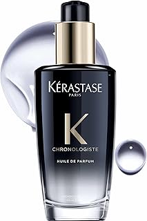 Kérastase Óleo Chronologiste Huile de Parfum, Todos os tipos de cabelos, Regeneração, Ácido Hialurônico, Abyssine, Vitamina E, Carvão, 100 ml