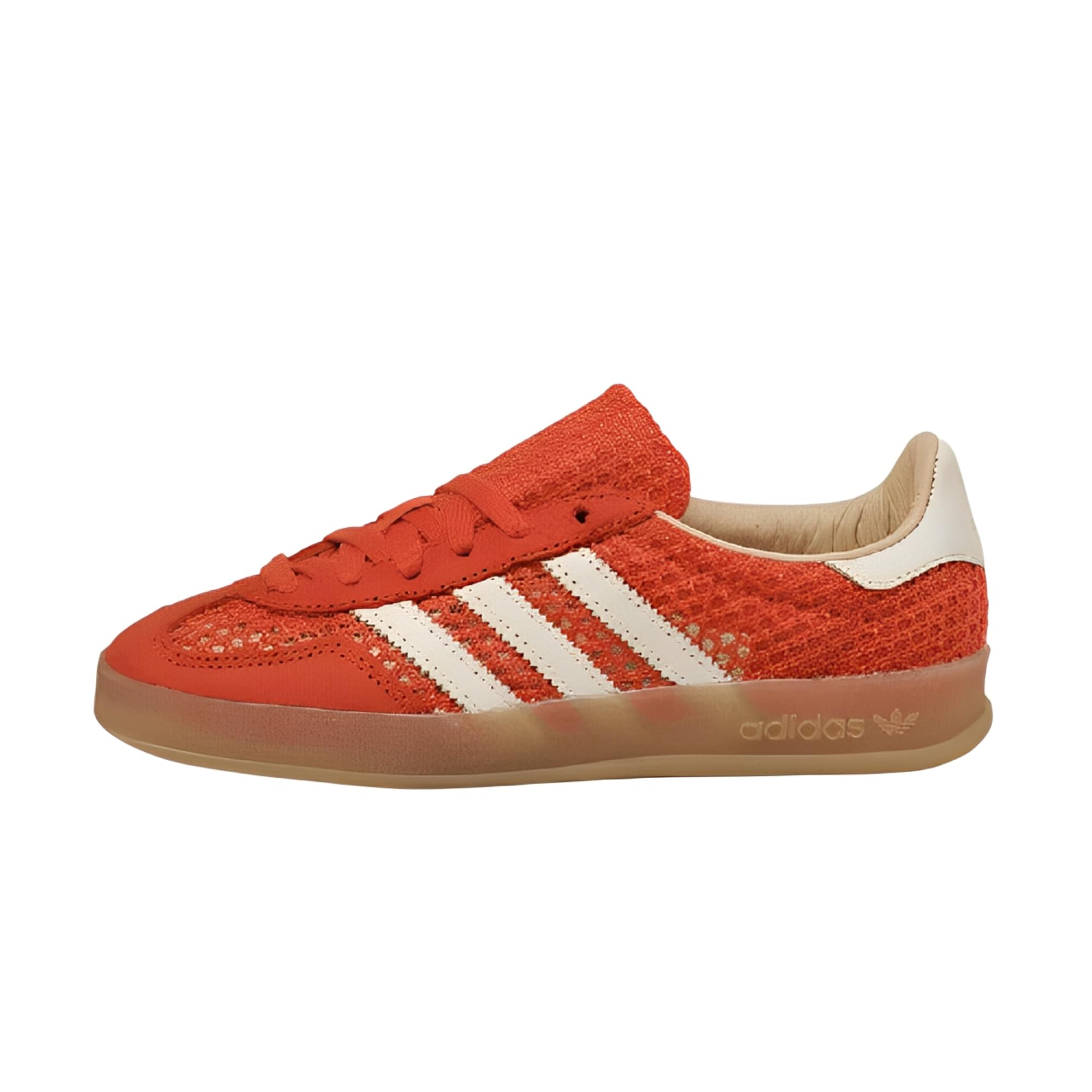 adidas Gazelle Indoor Men's Shoes, Glory Amber/Off White/Beige, Size 5.5