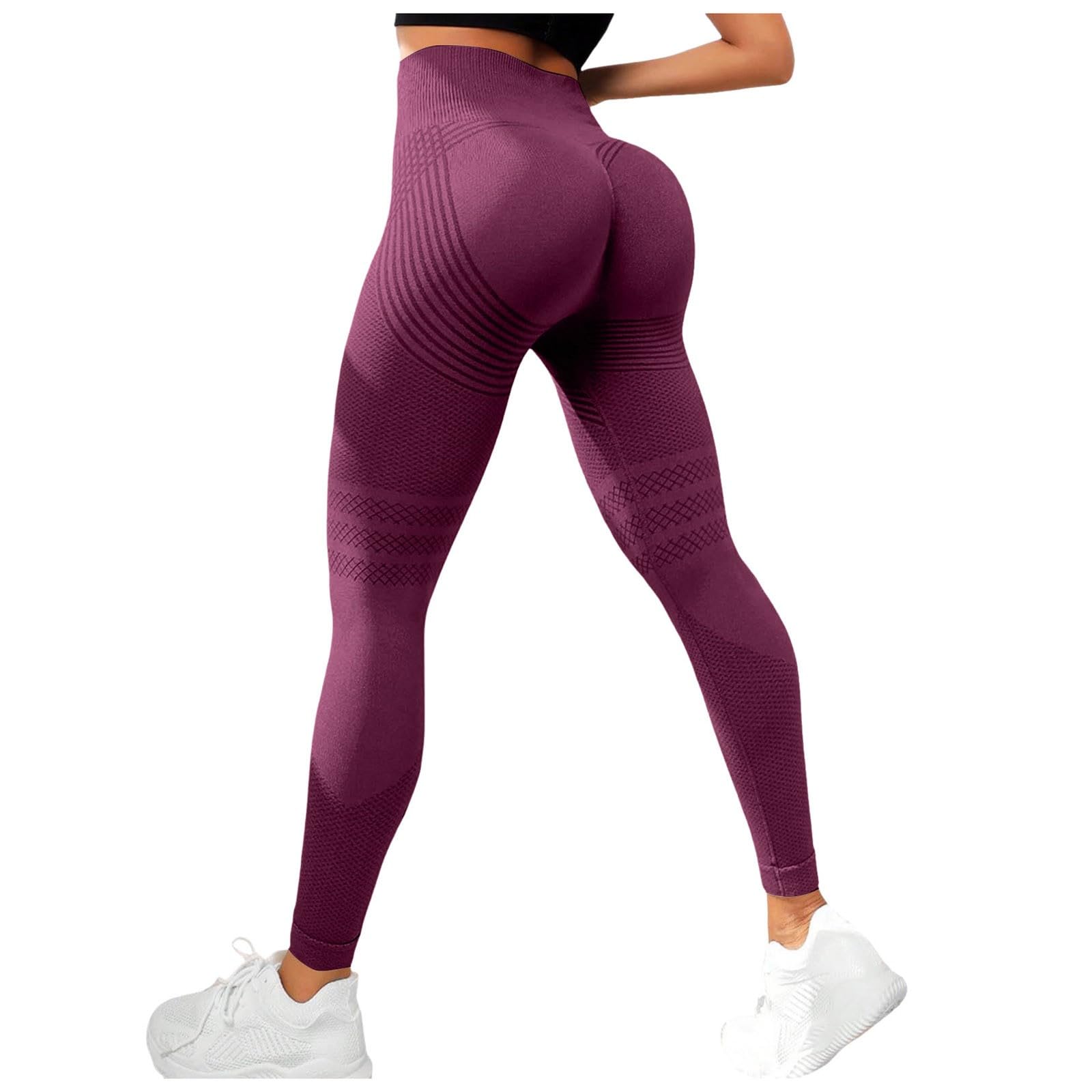 Anti Cellulite Leggings for Women 3D Compression High Waisted Butt Lifting Yoga Pants Workout Tummy Control Celsior Leggings — view 7