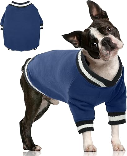 Miniatura 1 de FUAMEY Sudadera para perro, suéteres de invierno para perro, ropa cálida para perro, chaleco grueso para cachorros, suéter de forro polar suave para