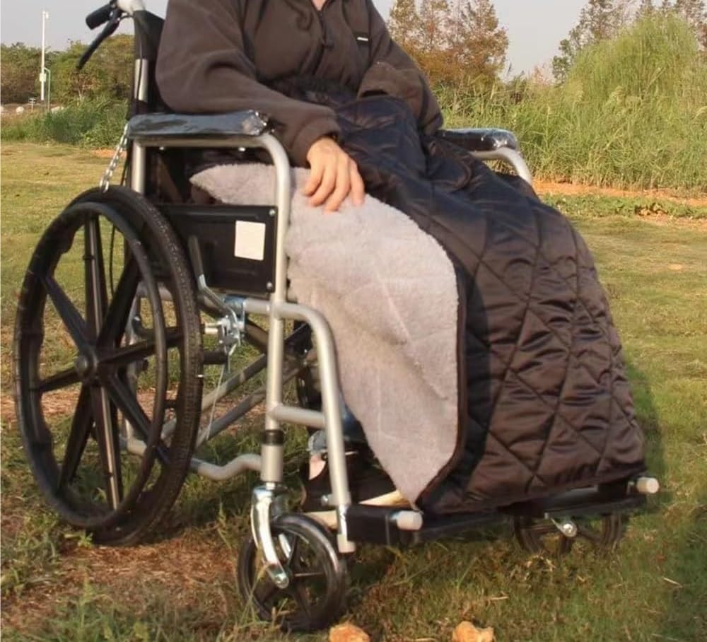 Manta for silla de ruedas, manta for calentar sillas de ruedas, funda for silla de ruedas, manta cálida for todo el cuerpo for silla de ruedas, funda impermeable y resistente al viento for la parte in