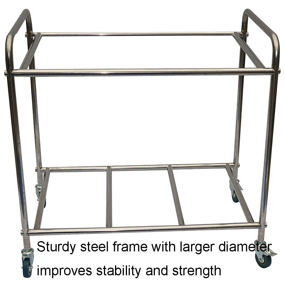 Chariots de Rangement pour Voiture de Service véhicule Utilitaire Chariot Portable Multifonction pour la Maison Le Commerce Le tri du Linge Le Panier à,