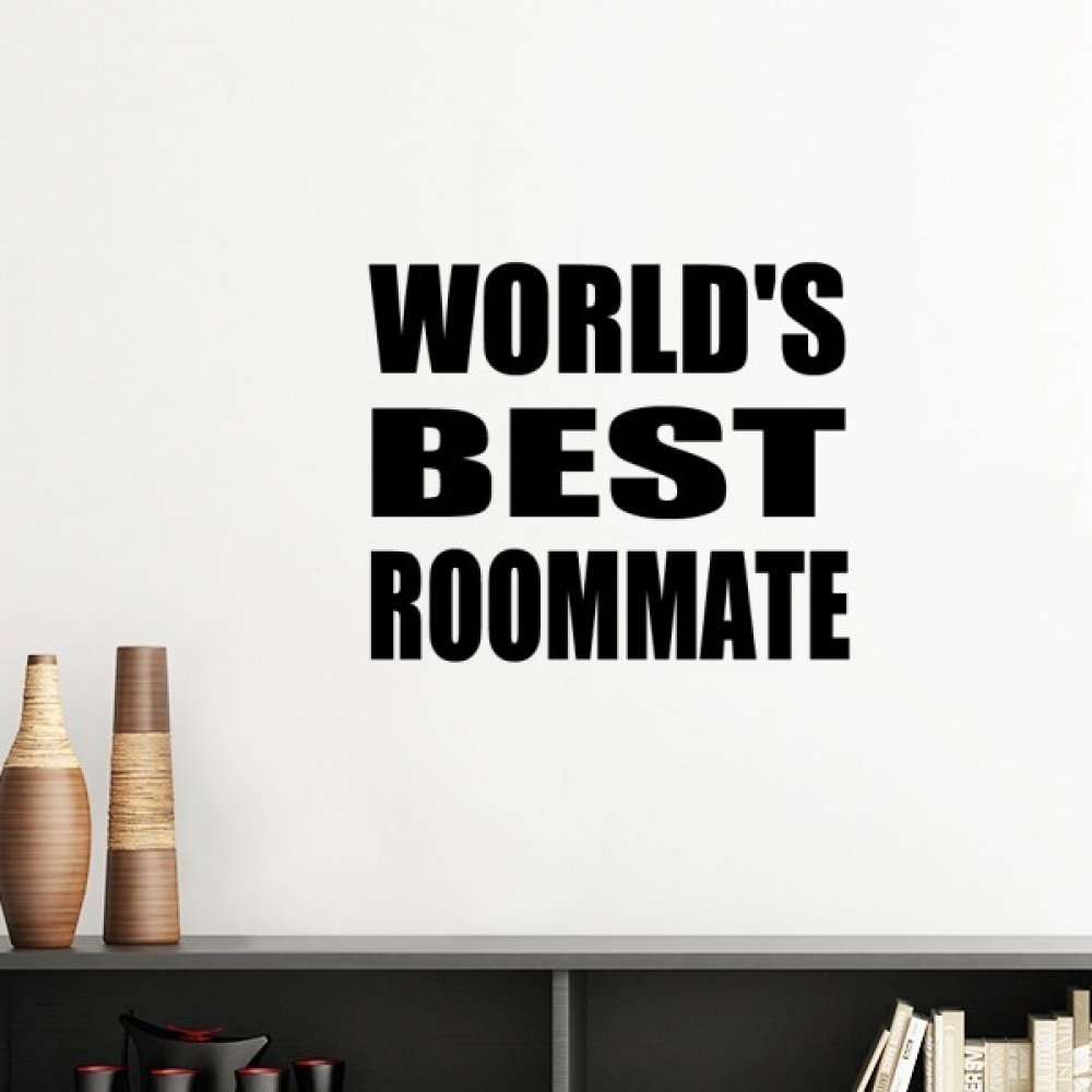 Sticker Mural Silhouette Graduation Orange 50Cm Décoration Amovible DIYthinker