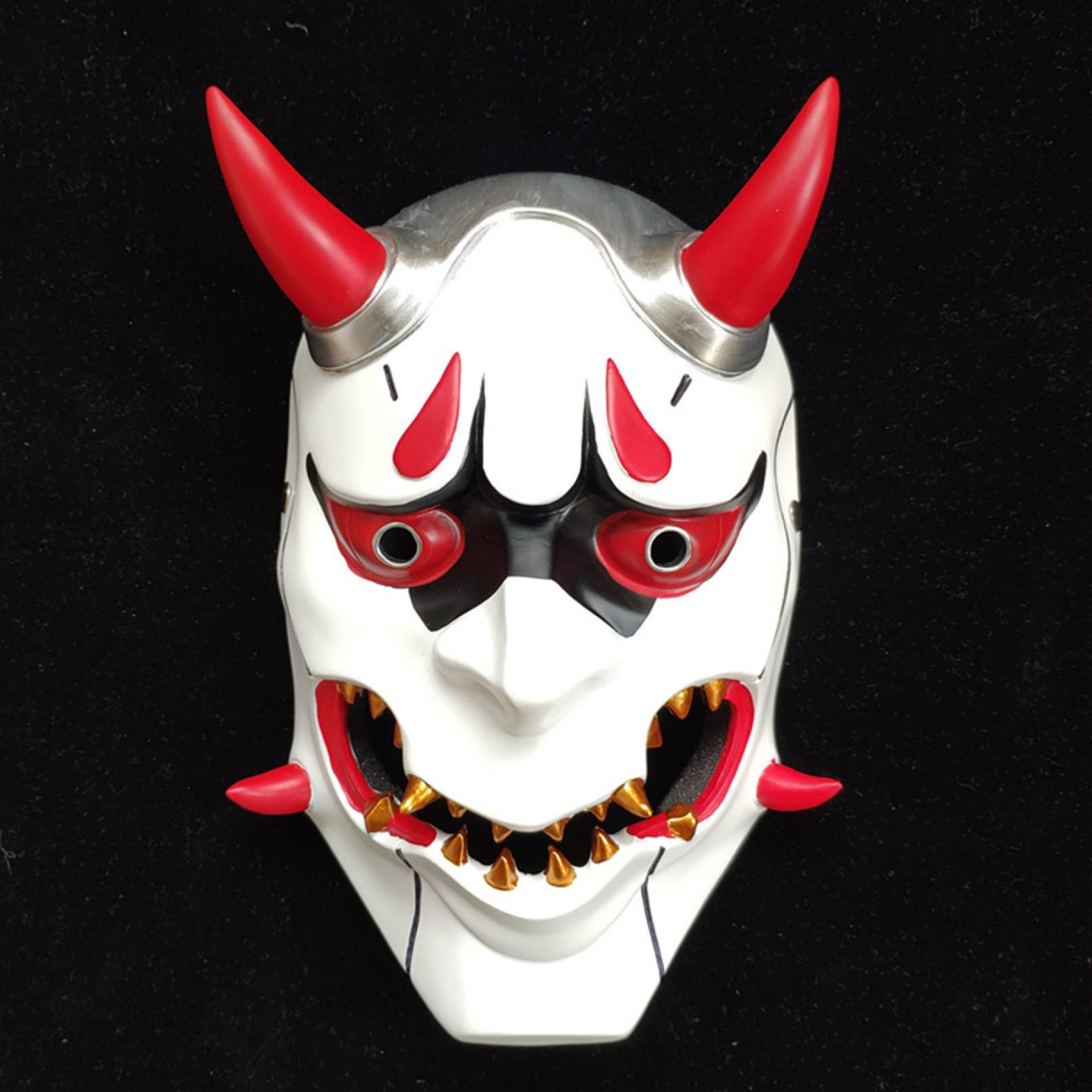 Maska na Halloween, maska ducha, kostium Halloween, demona, maskarada, studniówka, maska, maskarada, maski karnawałowe, impreza anime, artykuły świąteczne