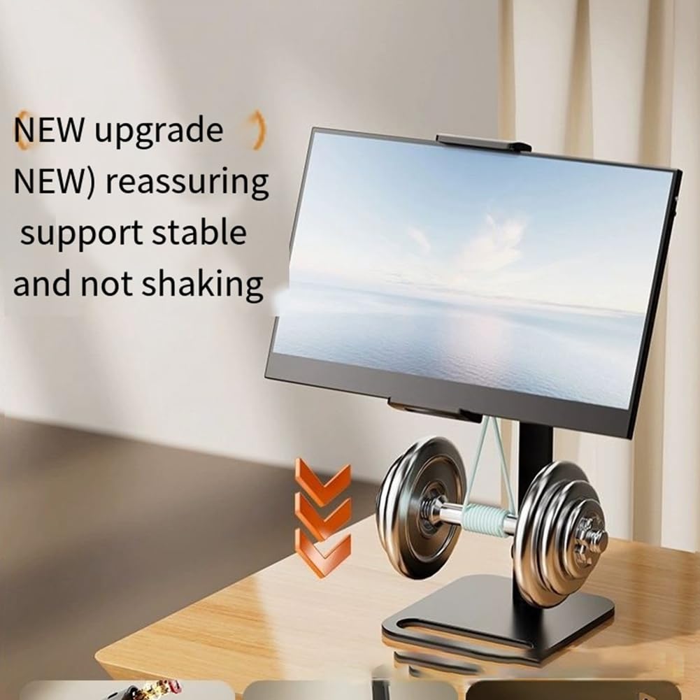 Support de Moniteur Portable Support Réglable Pivotant à 360° Support de Tablette Compatible avec Le Support de Serrage de Bureau pour Tablette